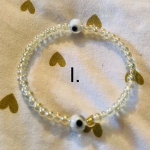 I. Evil Eye Blessed and Beaded Bracelet